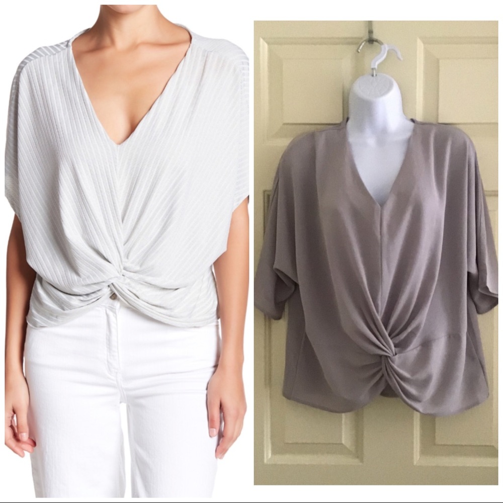 June & Hudson Knot Front Top L